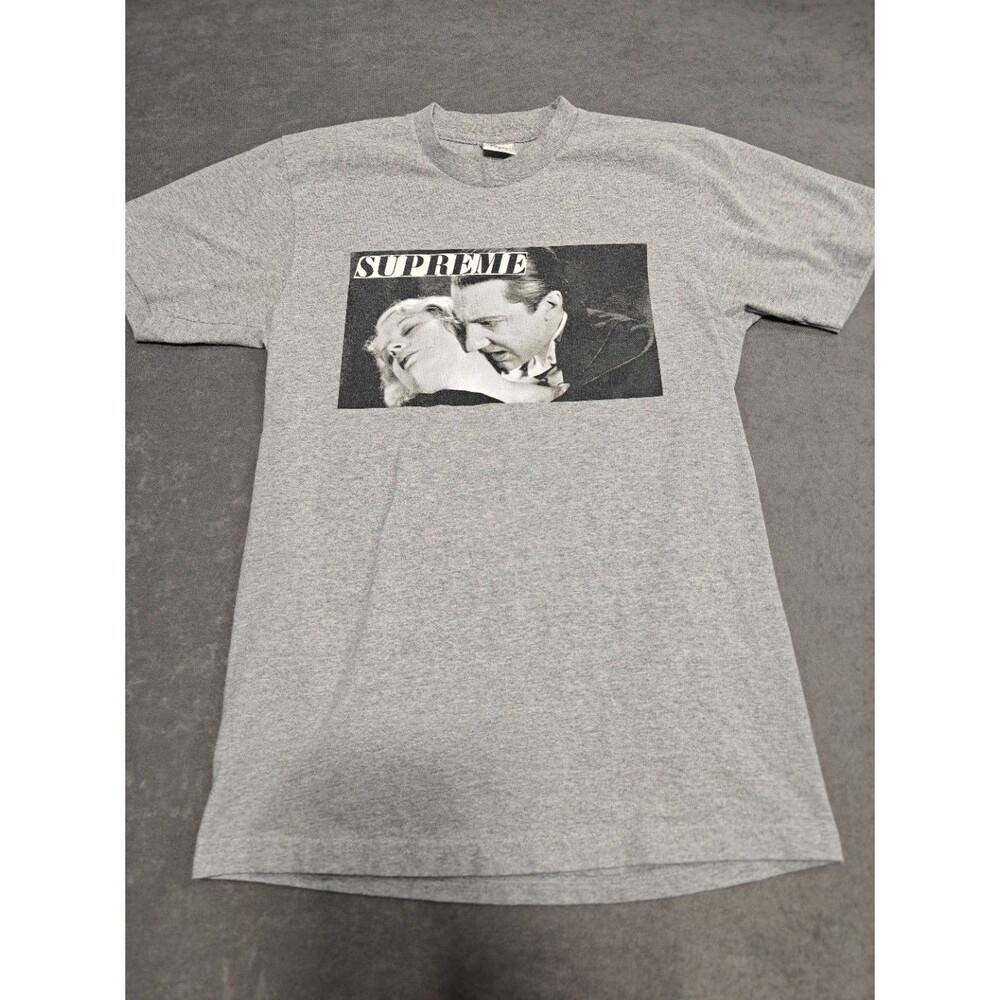 Supreme Bela Lugosi Dracula Tee SS19 Heather Grey Mens Small Photo T Shirt